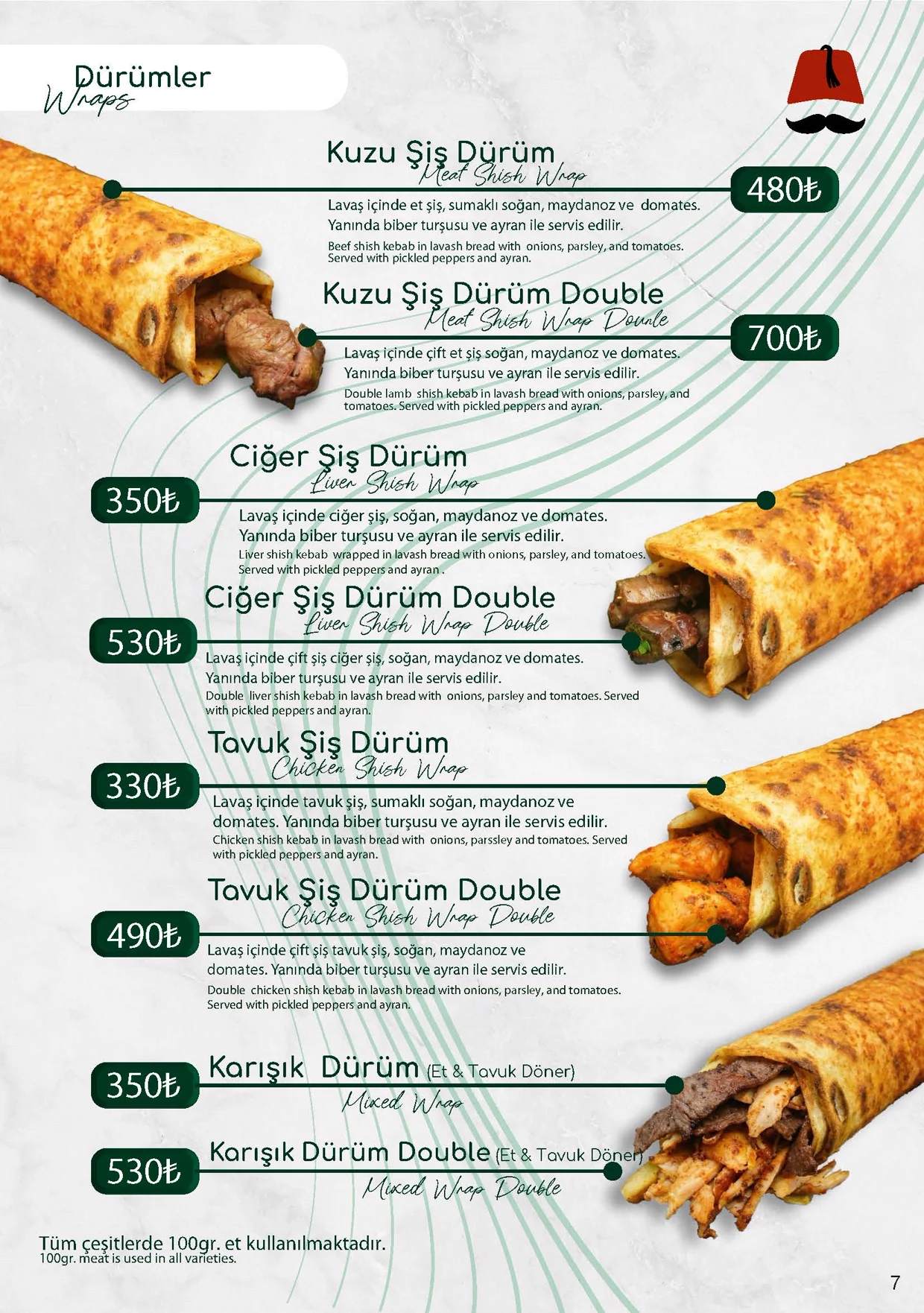 Menü sayfa 6