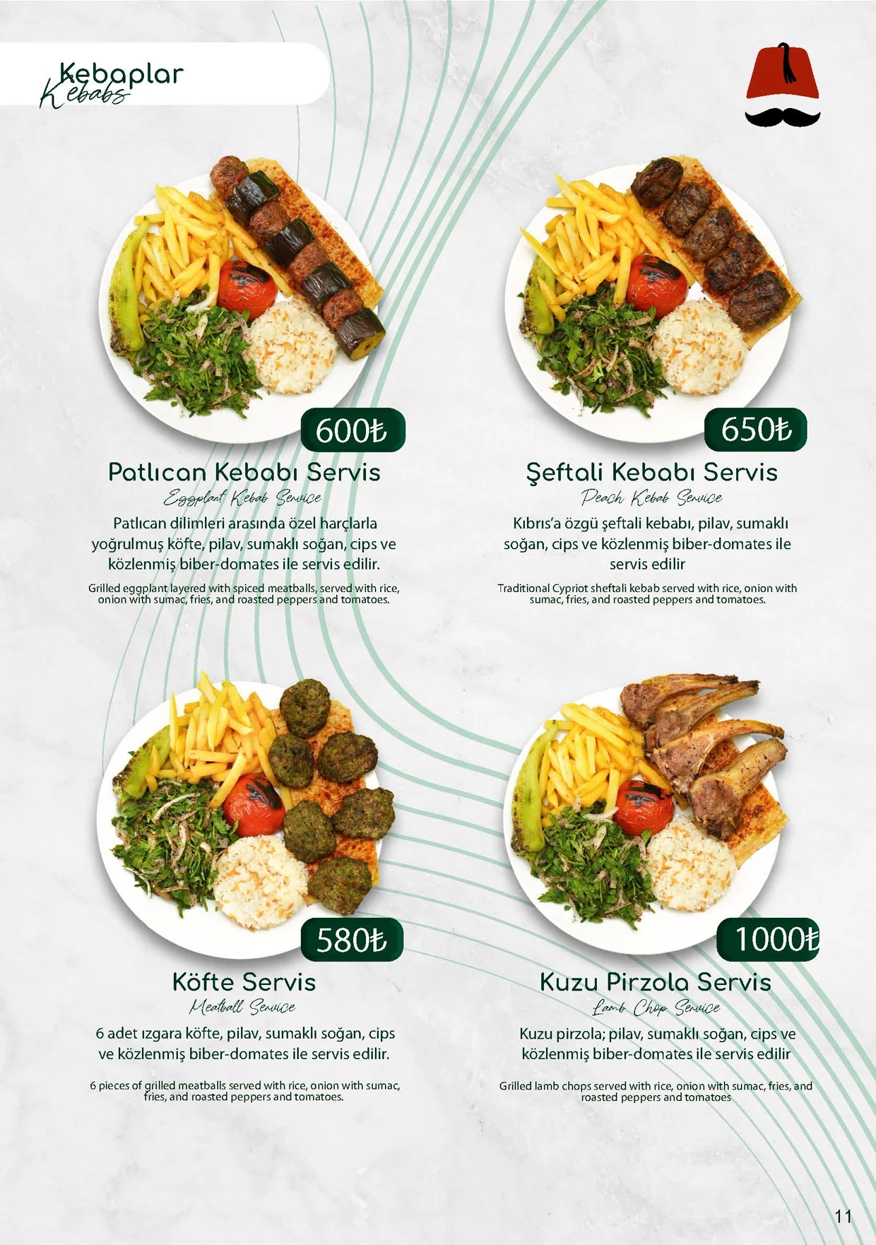 Menü sayfa 10